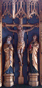 Detail from the reredos March 2011